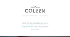 Desktop Screenshot of coleenbaik.com