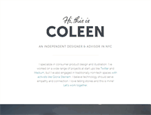 Tablet Screenshot of coleenbaik.com